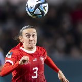 Lara Marti ne pourra pas disputer l'Euro à domicile KEYSTONE/MICHAEL BUHOLZER